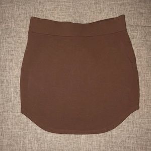 Brown skirt